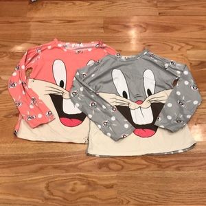2 Bug Bunnies Shirts (Pajamas)
